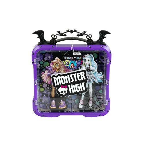 Theo Klein Vitrine lumineuse Monster High pour 4 poupées et accessoires capillaires