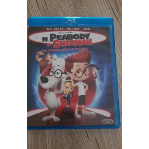 Mr Peabody Et Sherman Blu Ray 3d +Bluray +Dvd