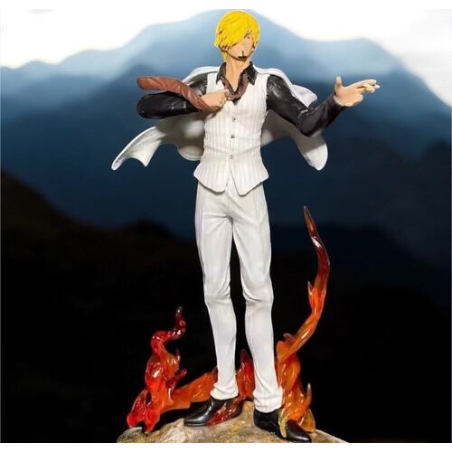 Sanji One Piece Figure 25 Cm(9.5in)Diable Jambe ¿ Collectible Statue