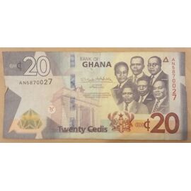 Billet De Banque De 20 Ghana Cédis