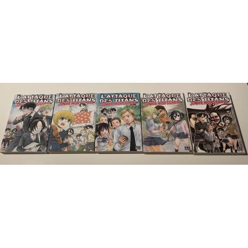 L’Attaque Des Titans, Junior High School Tomes 1 À 5