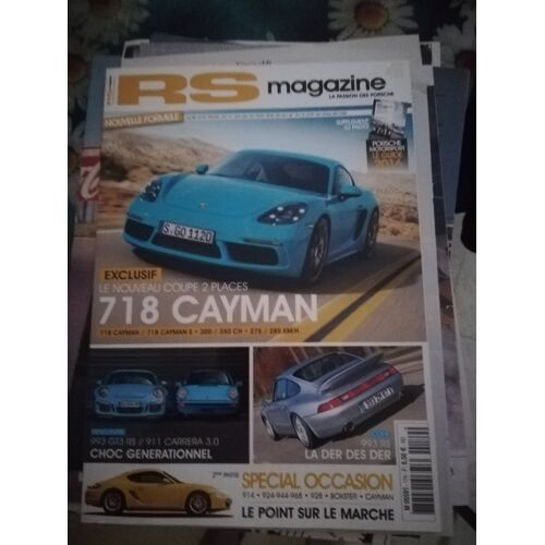Rs Magazine 179 De 2016 718 Boxster S,993 Carrera Rs,911 Carrera 3.0,991 Gt3 Rs,964 Carrera 2,356 1500s,911 2.0s,914,928