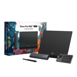 XPPen Deco Pro XLW (Gen 2) Tablette Graphique - 15 x9 Pouces - Stylet X3 Pro 16K Pression Première Mondiale - Bluetooth Tablette à Stylet Professionnelle - Avec Télécommande