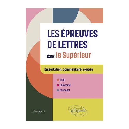 Les Épreuves De Lettres Dans Le Supérieur