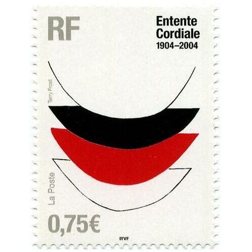 France 2004, Très Beau Timbre Neuf** Luxe, Yvert 3658, Un Siècle D'entente Cordiale.