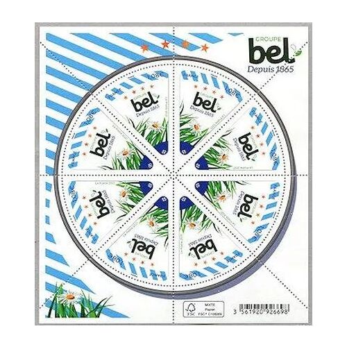 France 2021, Tres Beau Bloc Feuillet Neuf** Luxe Yvert 5484, Groupe Bel - Depuis 1865 - Producteur De "La Vache Qui Rit", 8 Timbres 5484.