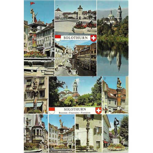 Suisse, Lot 2 Belles Cartes Postales Neuves, Vues De Solothurn.