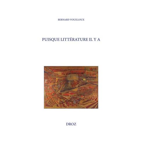 Puisque Littérature Il Y A