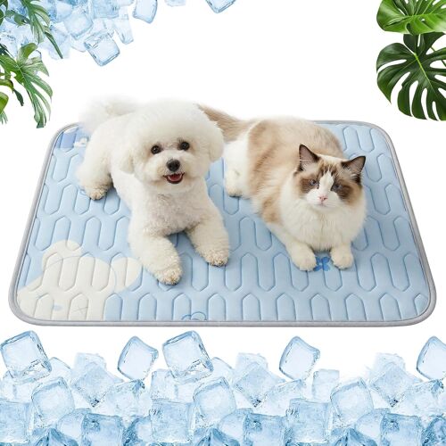 Tapis Rafraîchissant Pour Chiens Et Chats, Tapis Frais Pour Animaux Domestiques, Idéal Pour L'Été Et La Maison - 50*40cm