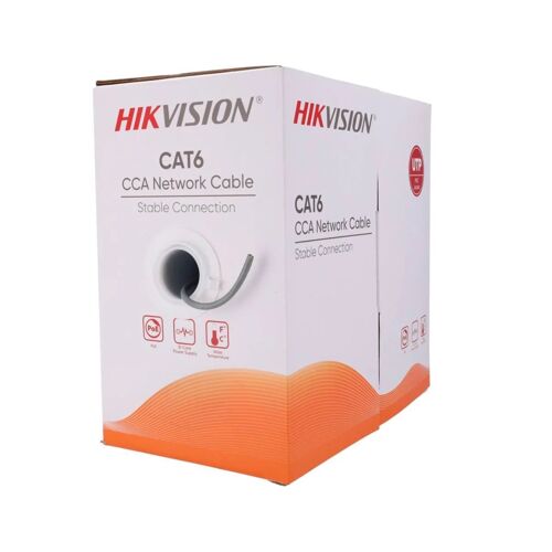 Câble réseau UTP Cat6 Hikvision gris - DS-1LN6UU/CCA