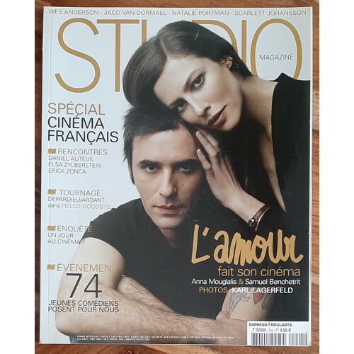 Studio Magazine - N° 244 Mars 2008 - Anna Mouglalis - Samuel Benchetrit