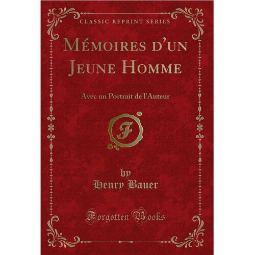 Mémoires D'Un Jeune Homme