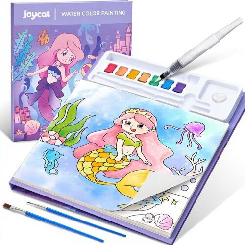 Livres De Coloriage À L'aquarelle Pour Enfant - Thème Sous-Marin