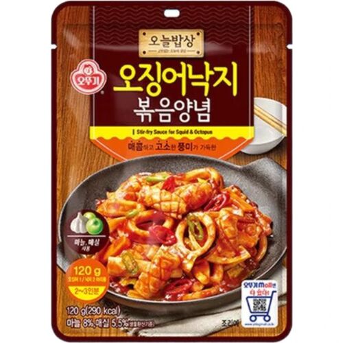 Ottogi Sauce Pour Sauté Aux Calmars Et Poulpes - 120 G