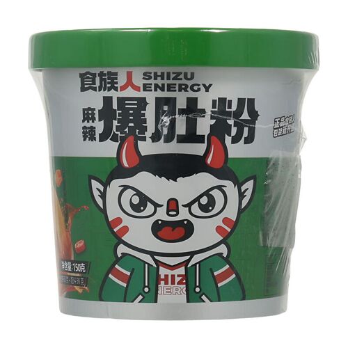 Shizu Energy Nouilles De Verre Instantanées Style Tripes, Saveur Mala, Pour Fondue Chinoise 150 G