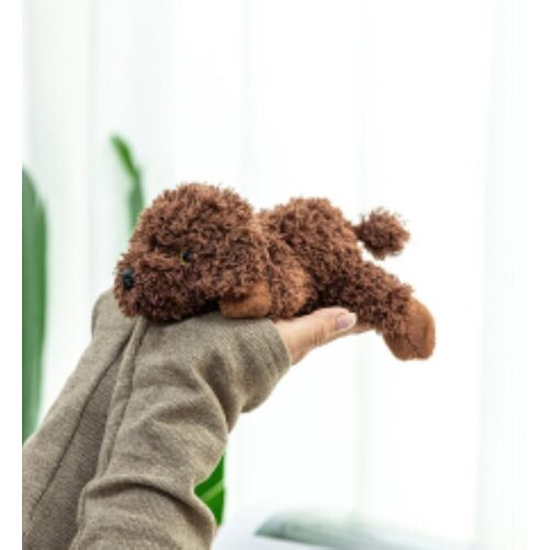 Peluche chien mignon en position allongée 22 cm SD-2463