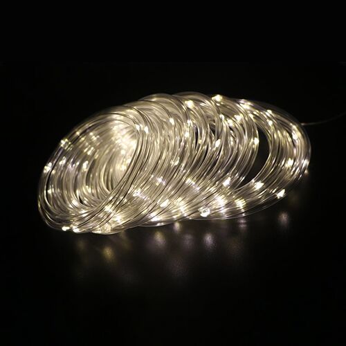 M.Tk Guirlande Lumineuse Led 10 M, 100 Led, Blanc Chaud, Intérieur Et Extérieur, Décoration Pour Fêtes, Mariage Et Noël, 8 Modes D¿Éclairage, À Intensité Variable