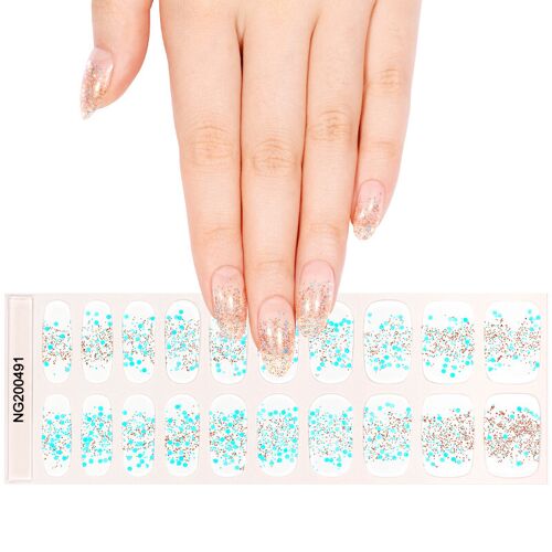 Meomagic 14-226 Autocollants Gels Pour Ongles - 20 Pièces 