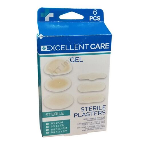 Lot De 6 Pansements En Gel Stérile