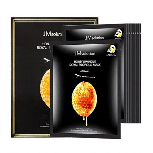 Jmsolution Lot De 10 Masques En Tissu Éclat Hydratants Au Miel 