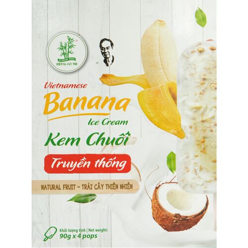 Bamboo Tree Bâtonnet Glacé Banane 4 X 90g