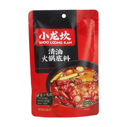 Shoo Loong Kan Base Pour Fondue Chinoise (Huile Végétale) 339 G