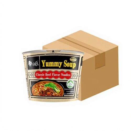 Bai Xiang Soupe De Nouilles Instantanées Au B?uf Classique - 12 X 105 G