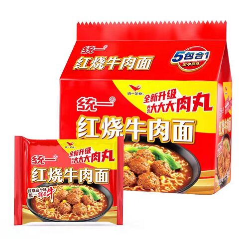 Uni-President Nouilles Au B?uf Braisé 5 X 100 G