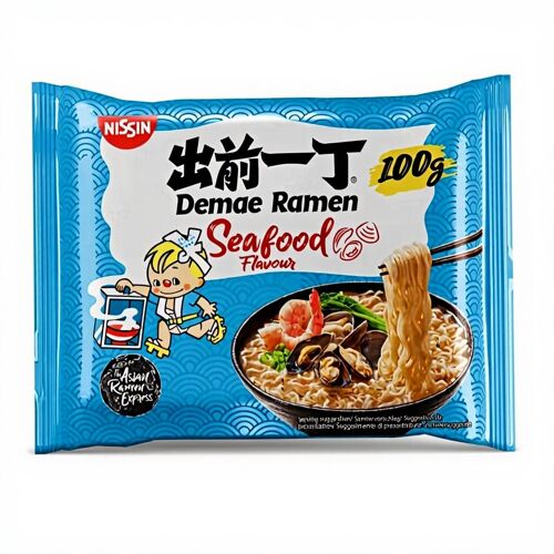 Nissin Nouilles Instantanées Demae Ramen Fruits De Mer - 100 G