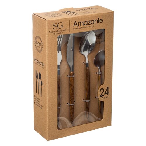 Secret De Gourmet Amazonie Set De Couverts - 24 Pièces