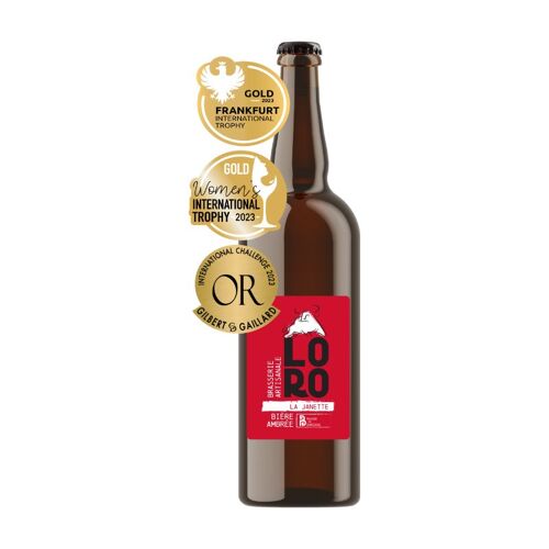 Loro Janette Bière Artisanale Ambrée - 75 Cl