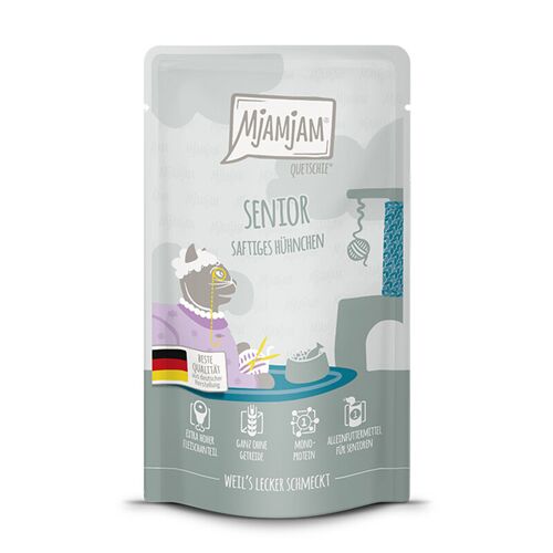 Mjamjam Nourriture En Sachet Pour Chat Senior Au Poulet - 125 G
