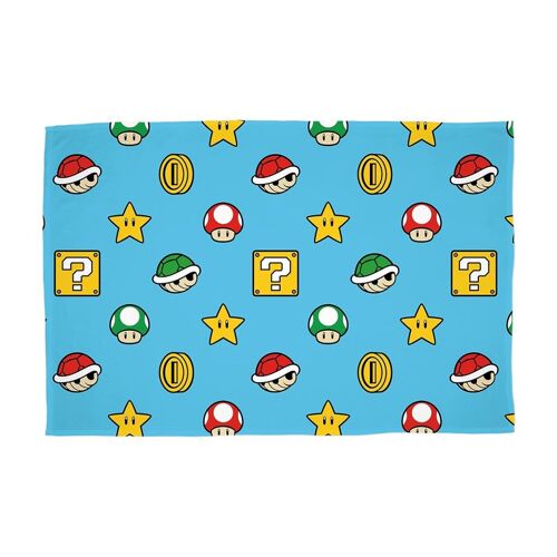 Wt&t Character World Nintendo Super Mario Couverture Sherpa Mario Kart Drift - 100 X 150 Cm