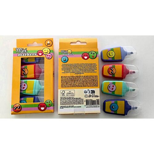 Lot De 4 Marqueurs Mini B2s
