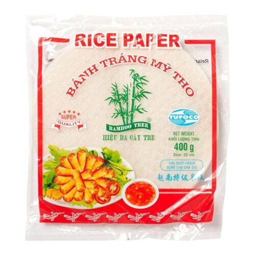 Bamboo Tree Feuilles De Riz Premium 22 Cm - 400 G