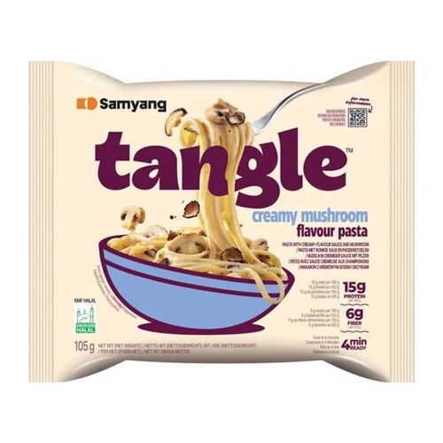 Samyang Tangle Pâtes Instantanées Crémeuses Aux Champignons - 105 G