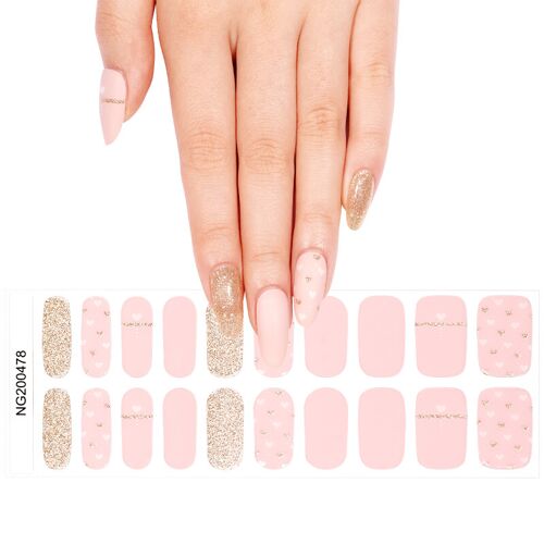 Meomagic 14-220 Autocollants Gels Pour Ongles - 20 Pièces 