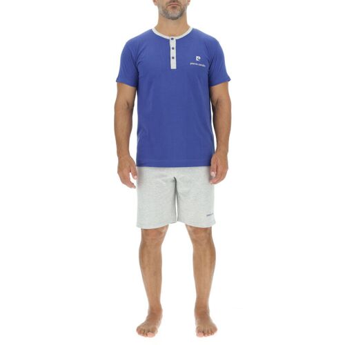 Pierre Cardin Pyjama Pour Homme Enc Bleu Royal/Gris Clair - Taille 2xl