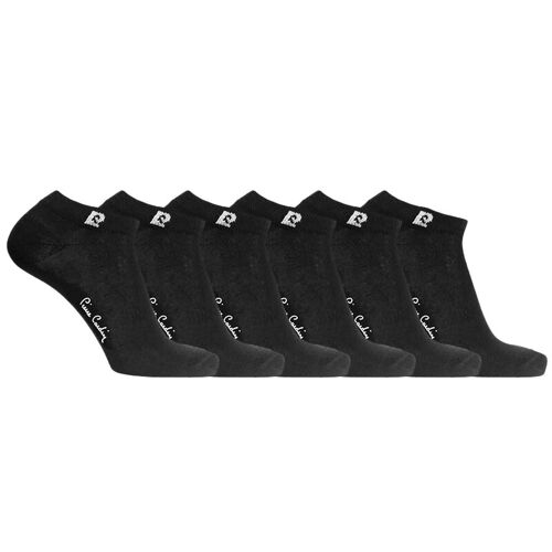 Pierre Cardin Lot De 6 Paires De Chaussettes Pour Homme Noir - Pointure 39/42
