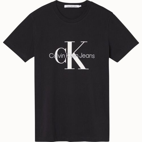 T-Shirt Ajusté Avec Monogramme Noir - Taille S