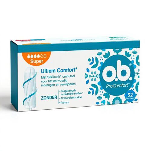 O.B. Procomfort - Tampons Super - 32 Unités 