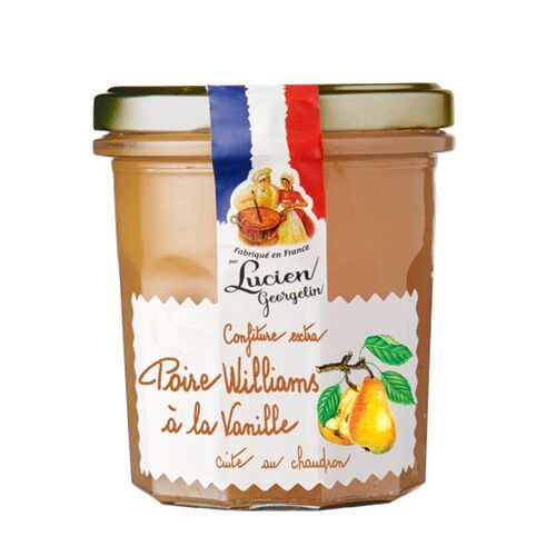 Lucien Georgelin Confiture Extra De Poire Williams À La Vanille 350g