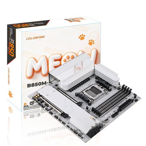 COLORFUL COLORFIRE B850M-MEOW WIFI7 V14 Carte mère, format M-ATX