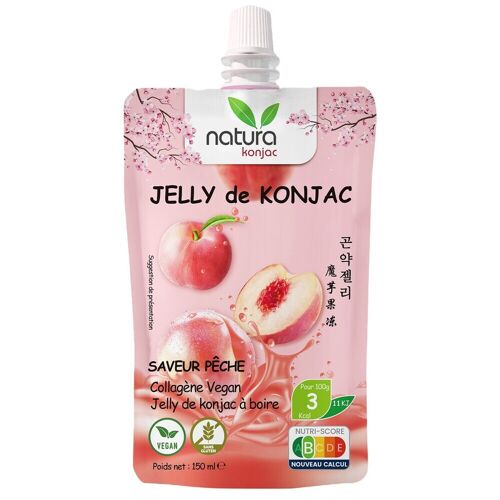 Natura Konjac Boisson Jelly Konjac À La Pêche - 150 Ml