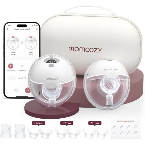 Momcozy M5 Tire-Lait Portable Intelligent, Gris - Double, Cadeaux Pour Maman