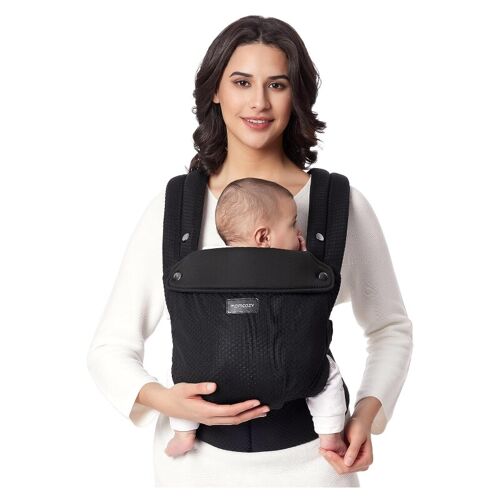 Momcozy Porte-Bébé En Maille Respirante Pour Bébé De 3,2 À 20 Kg - Noir