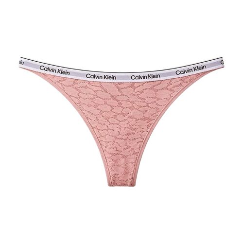 Calvin Klein Culottes En Dentelle Brésiliennes Rose M