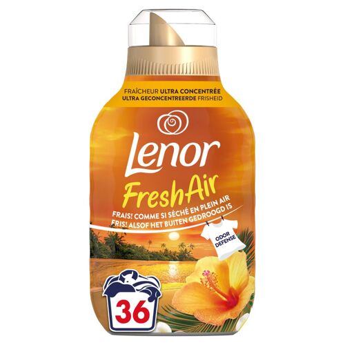 LENOR Fresh Air Adoucissant ultra concentré Soleil Tropical 36 Lavages 504ml