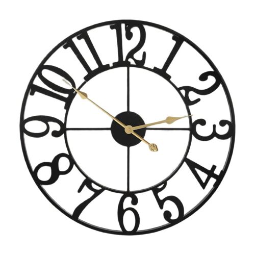 HAITANG 311 Horloge murale noir - 40 cm