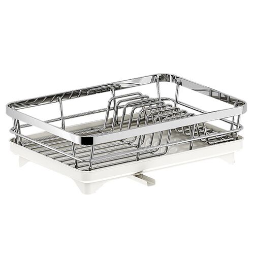 Maxcook Égouttoir À Vaisselle En Inox Avec Égouttoir - Égouttoir À Vaisselle Monocouche Gain De Place, Grand Rangement De Cuisine, Égouttoir À Vaisselle De Plan De Travail 42*29*12,7 Cm Modèle : Mcwz0010
